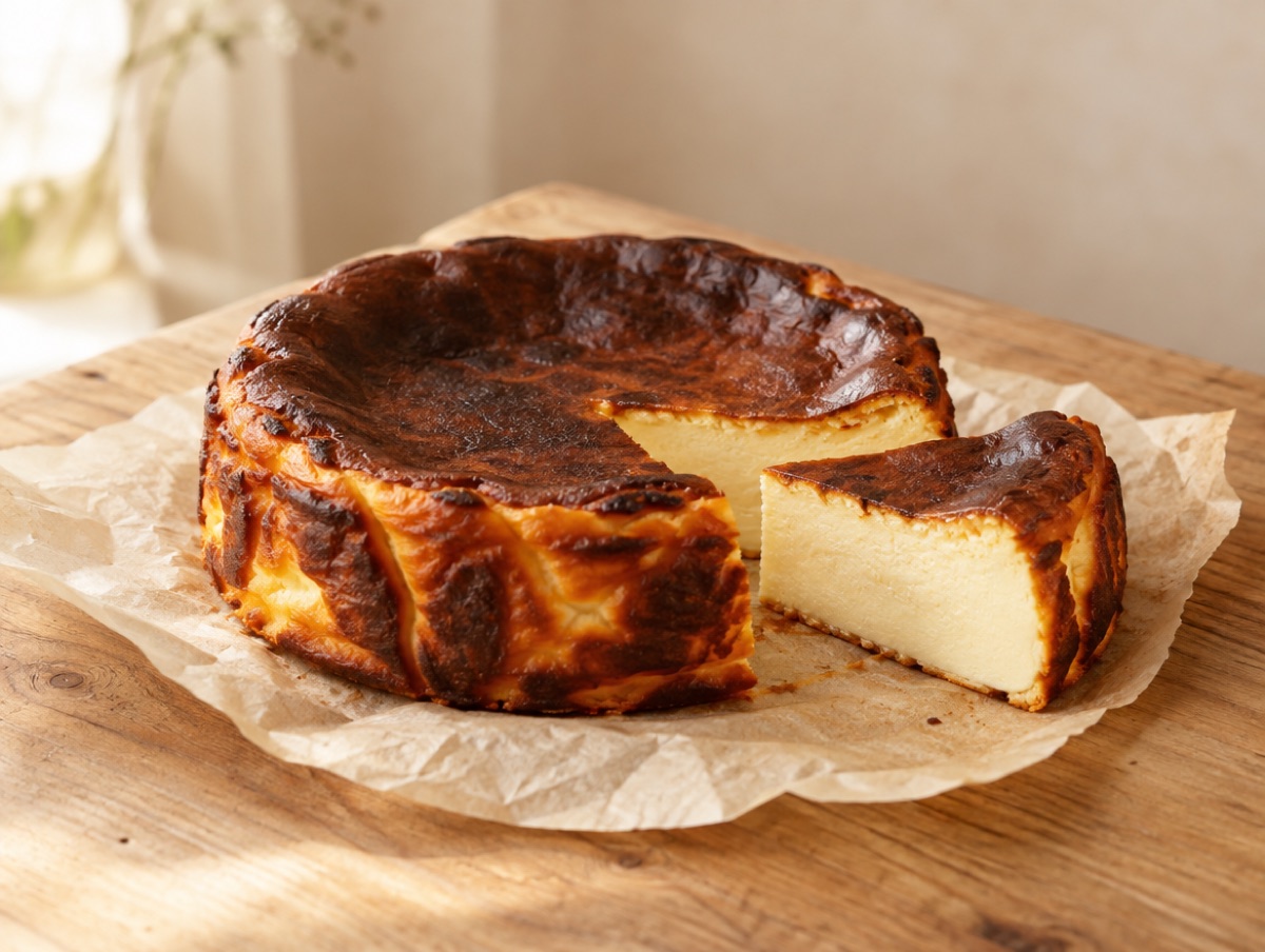 Tarta de queso al horno